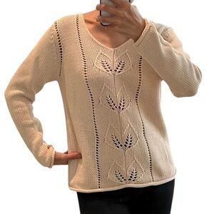 Cream Sweater | Size M